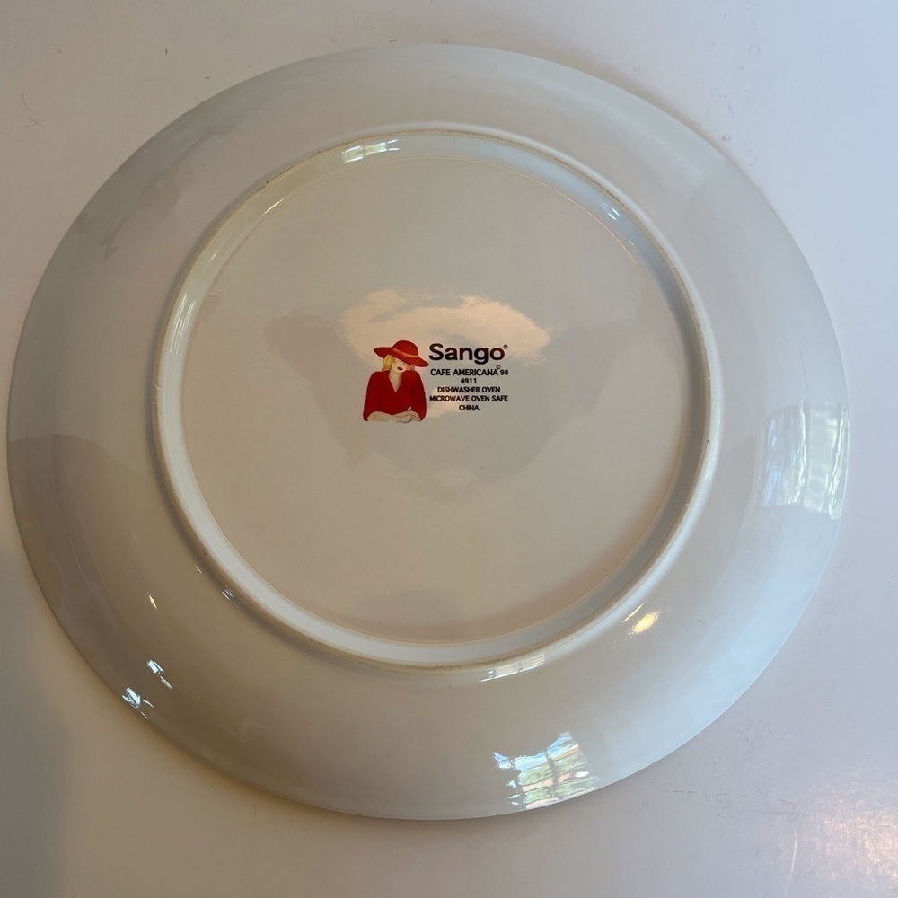 Large Oval Platter- ‘Cafe Americano’ by Sanyo - Picture 4 of 7
